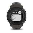 Garmin Instinct E – 40 mm Black with Charcoal Silicone Band