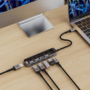 Bonelk Vision Long-Life USB-C to 6in1 Multiport Hub (Clear)