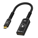 Bonelk Pro-X Long-Life USB-C to 8K HDMI Adapter (15cm) (Black)