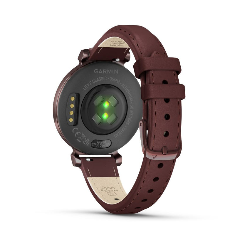 Garmin Lily 2 Classic (Dark Bronze/Mulberry Leather)