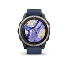 Garmin Quatix 7 Pro 47 mm AMOLED Sapphire (Titanium bezel with captain blue silicone band)