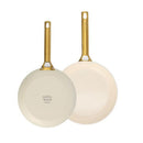 GreenPan Padova 2 Piece Frypan Set Cream 26/30cm