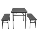OZTrail Ironside 3pc Recreation Table Set