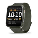 Garmin Venu X1 Moss with Titanium Caseback and Moss ComfortFit Nylon Band