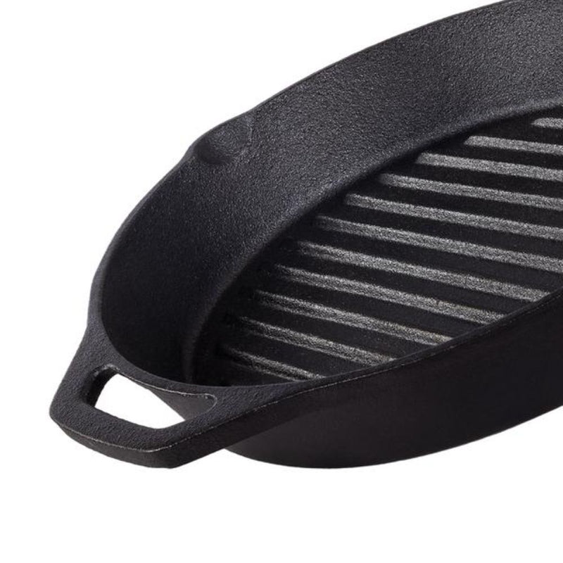 Tramontina Pre-Seasoned Cast Iron Griddle Pan (26cm,1.65L)