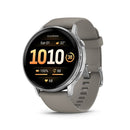 Garmin Venu 4 - 45mm Silver with Silver Gray Silicone Band