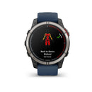 Garmin Quatix 7 Pro 47 mm AMOLED Sapphire (Titanium bezel with captain blue silicone band)