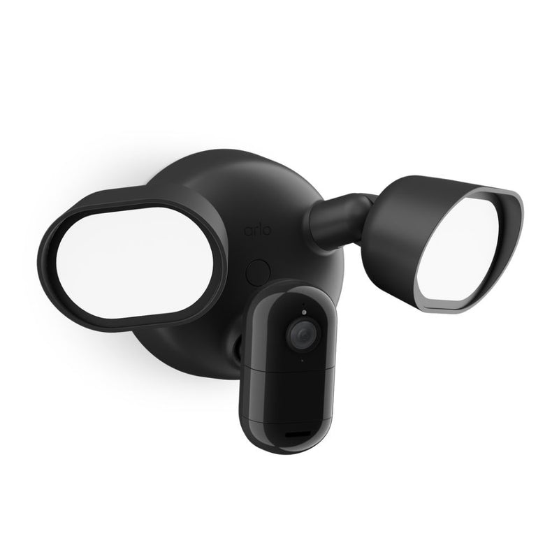 Arlo 2K Wired Floodlight Camera (Black)