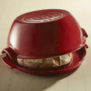 Emile Henry Round Bread Baker Burgundy