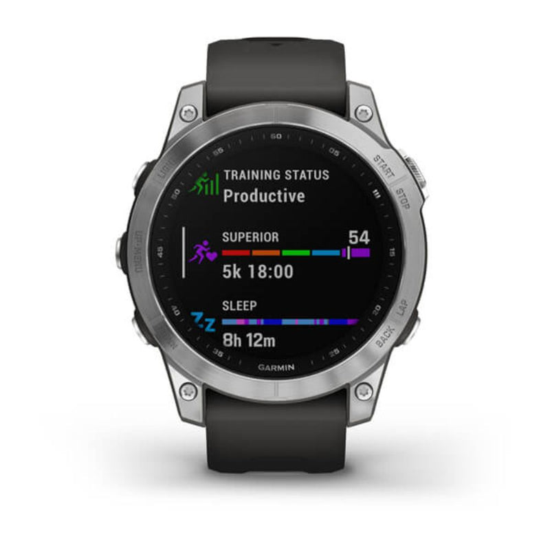 Garmin Fenix 7 (Silver with Graphite Band)