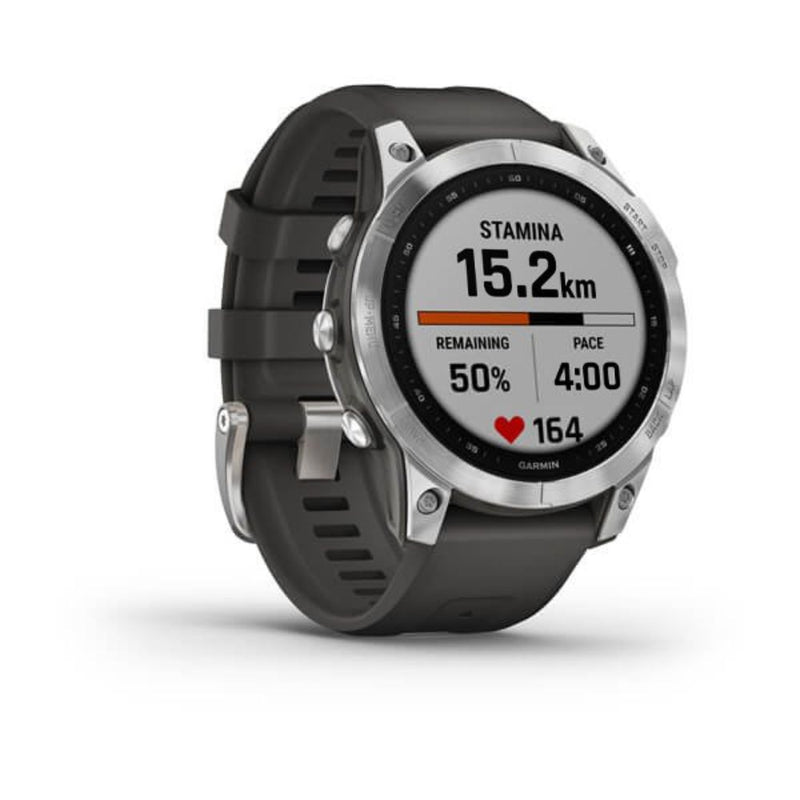 Garmin Fenix 7 (Silver with Graphite Band)