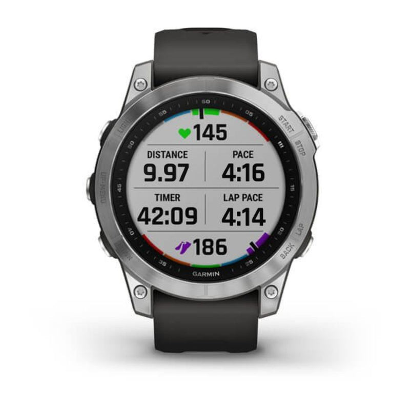 Garmin Fenix 7 (Silver with Graphite Band)