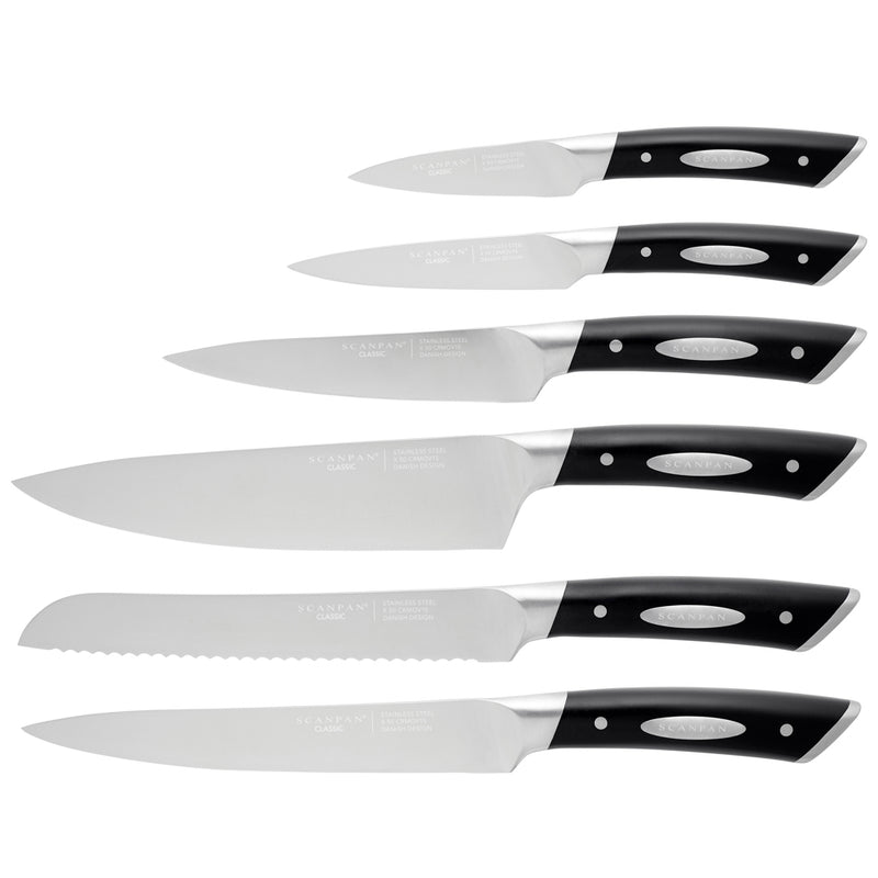 Scanpan Classic 7 Piece Step Knife Block Set