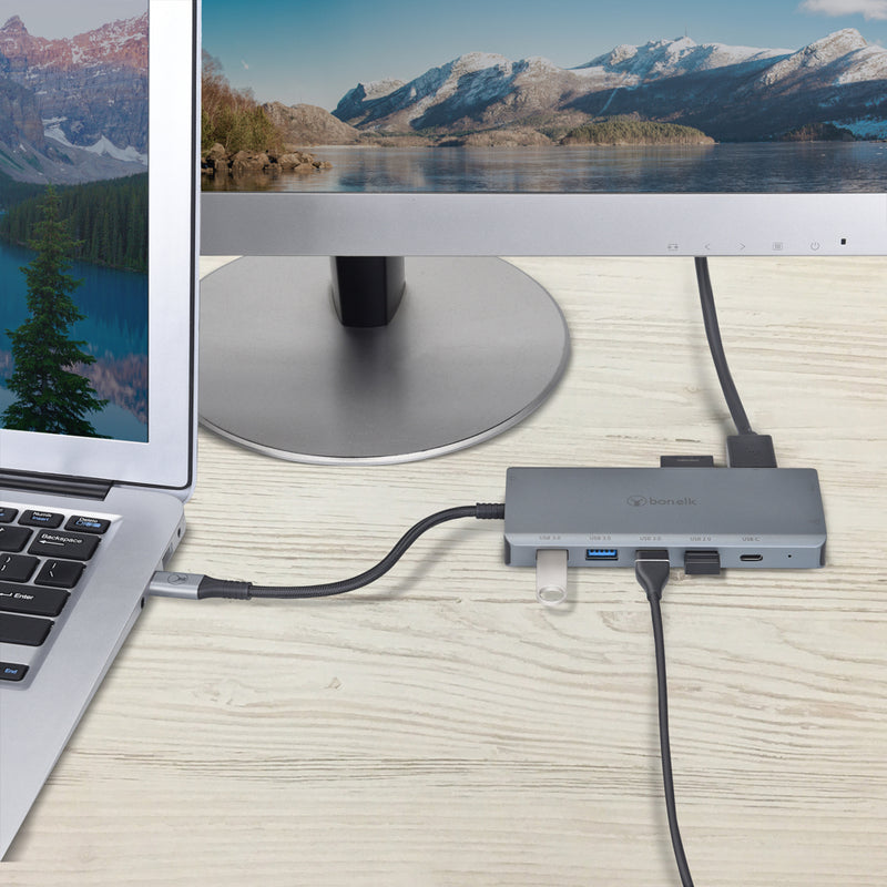 Bonelk Long-Life 13-in-1 Multiport Hub (Space Grey)