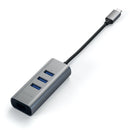 Satechi USB-C  2-in-1 3 Port USB 3. Hub & Ethernet (Space Grey)