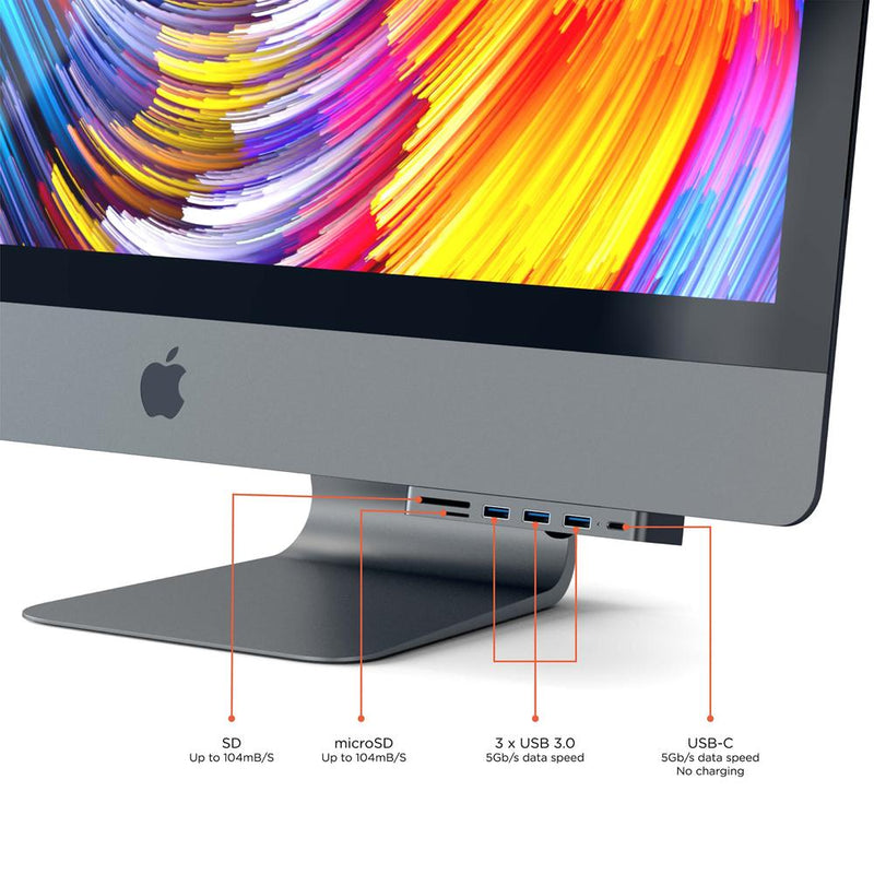 Satechi Aluminium USB-C  Clamp Hub Pro