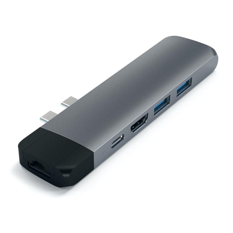 SATECHI HUB USB-C, HDMI 4K, Ethernet, USB 3.0, USB-C Power, MicroSD