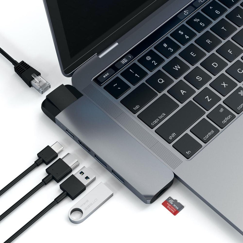 Satechi USB-C Pro Hub, Ethernet &4K HDMI