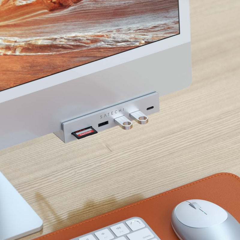 Satechi USB-C Clamp Hub for 24" iMac