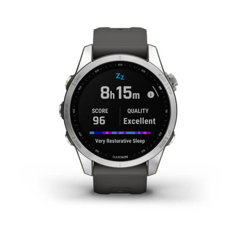 Garmin Fenix 7S (Silver with Graphite Band)