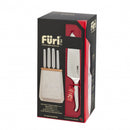 Furi Stone Knife Block Set 5pc (Azure Terazzo)