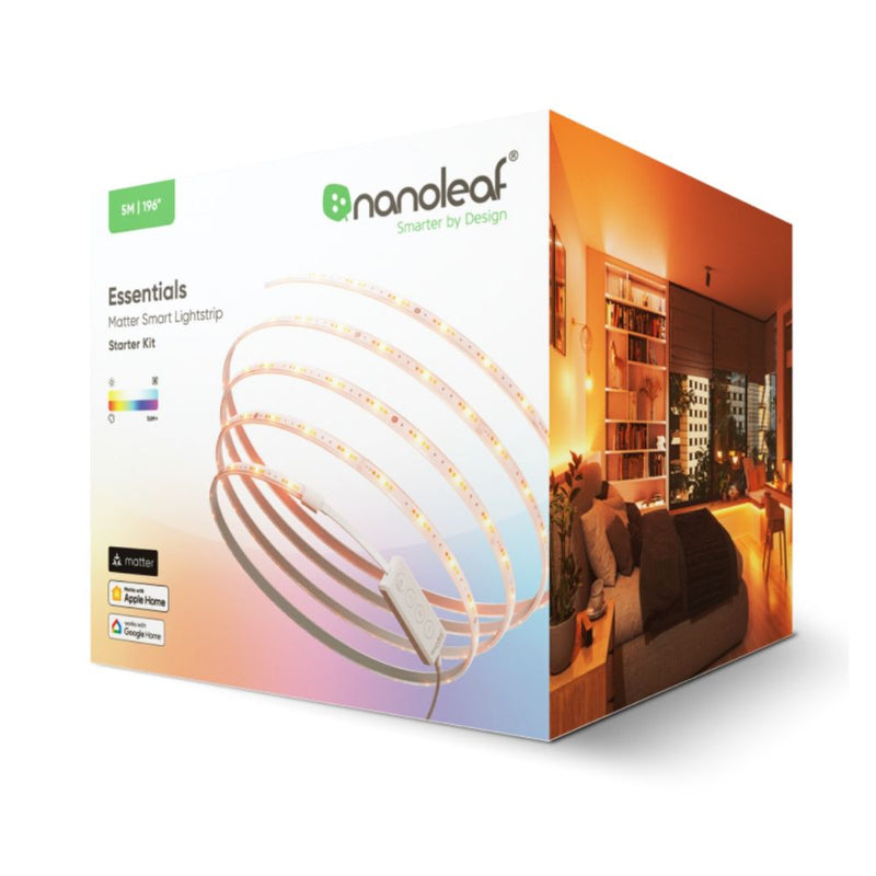 Nanoleaf Essentials Light Strips Starter Kit (Matter Compatible) - 5 Metres