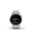 Garmin Fenix 7S Pro Sapphire Solar (Gold with Light Sand Band)