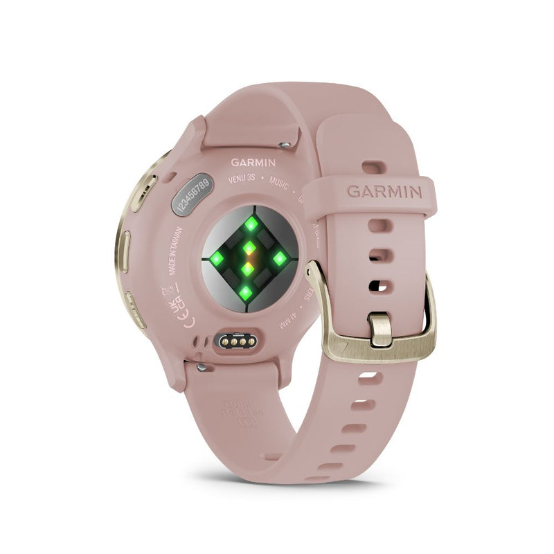 Garmin Venu 3S (Soft Gold SS with Dust Rose Band)