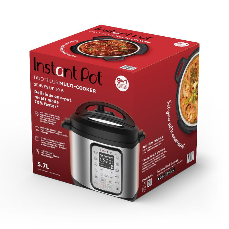 Instant Pot Duo Plus 9-in-1 multi-cooker 5.7L