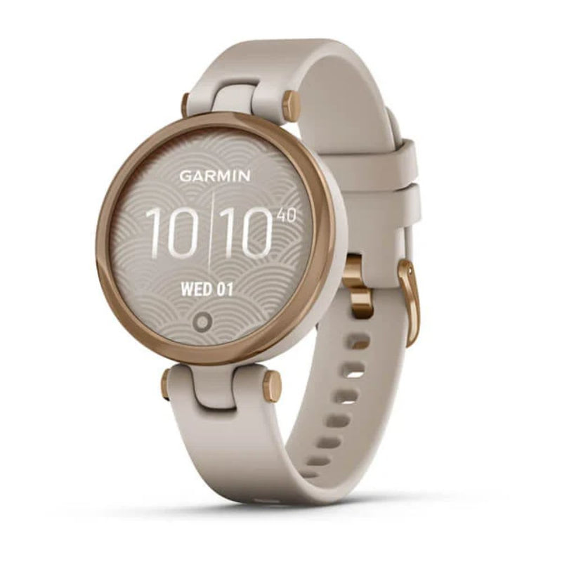 Garmin Lily Sport Edition (Light Sand with Rose Gold Bezel and Silicone Band)