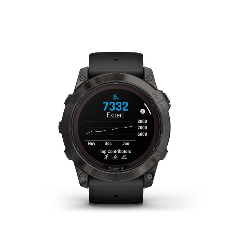 Garmin Fenix 7X Pro Sapphire Solar (Grey Titanium with Black Band)