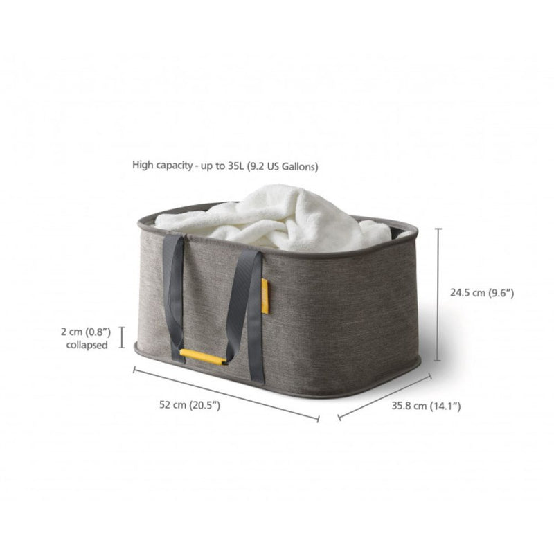 Joseph Joseph Hold-All Collapsible Laundry Basket 35L (Grey)