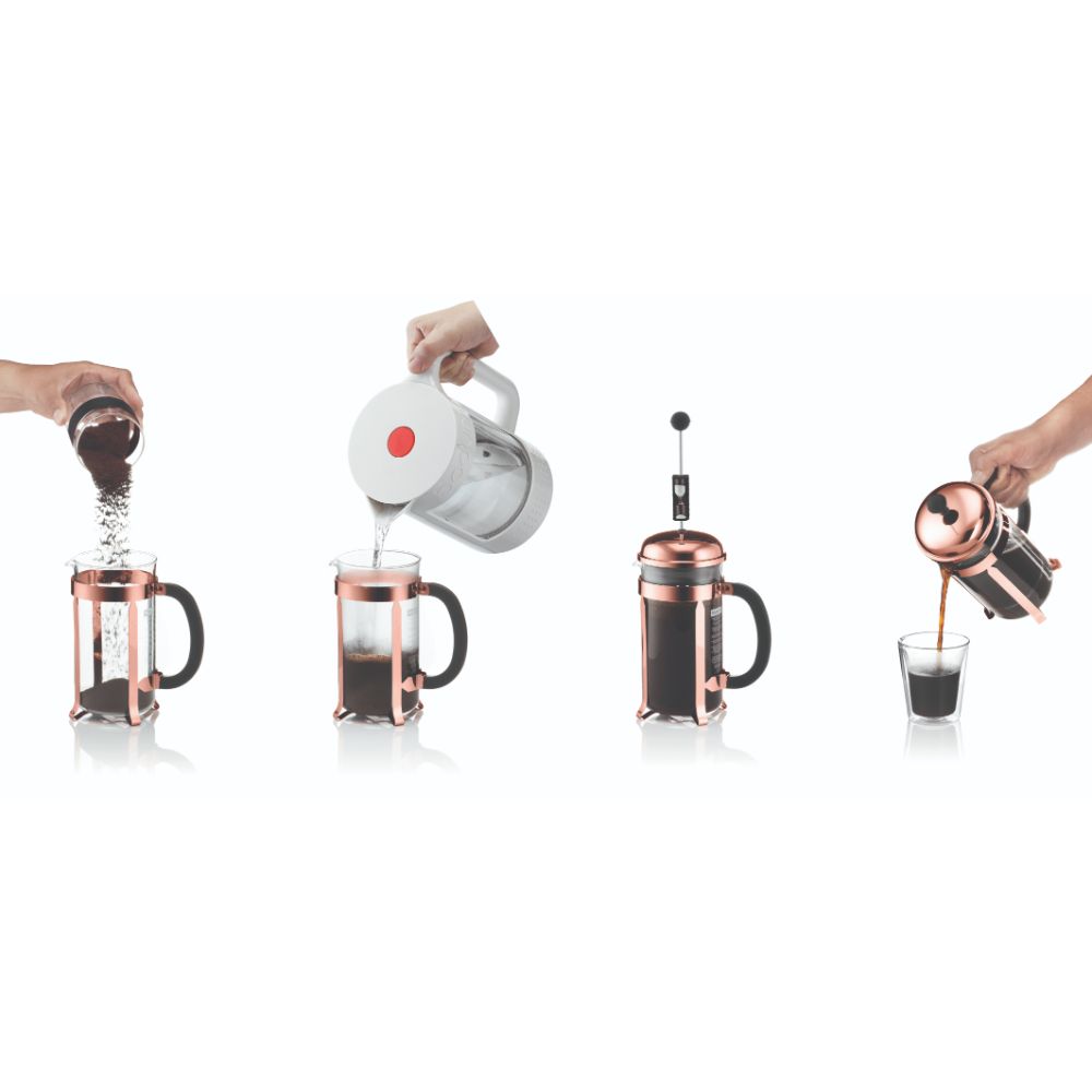 Bodum Chambord French Press 1L Cup (S/S Copper)