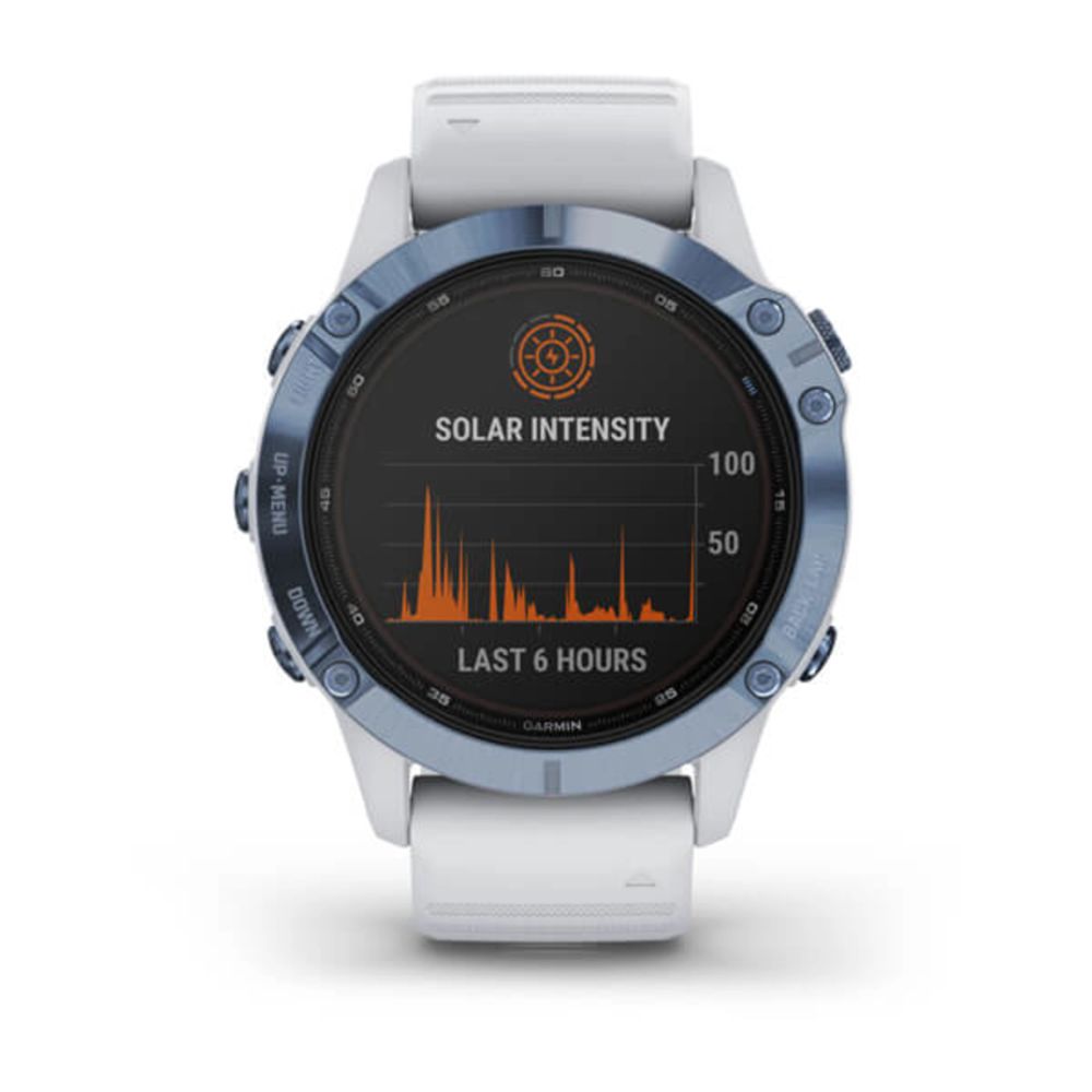 Garmin Fenix Pro Solar Edition (Mineral Blue with Whitestone Band)