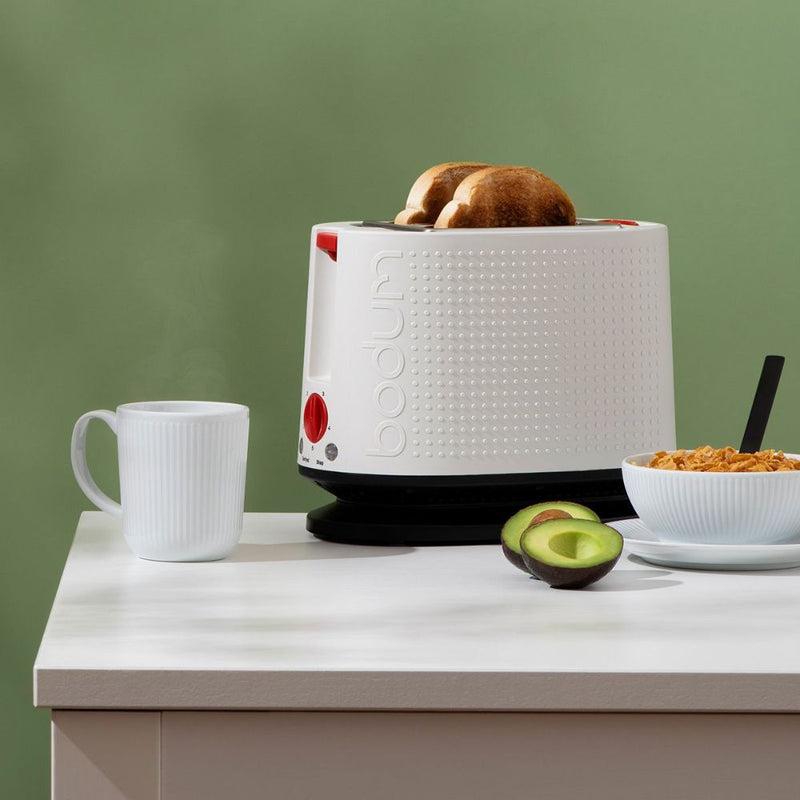 Bodum Bistro 2 Slice Toaster 940W Off-White