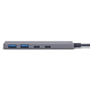 Bonelk Long-Life USB-C 4 in 1 Multiport Slim Hub (Space Grey) null