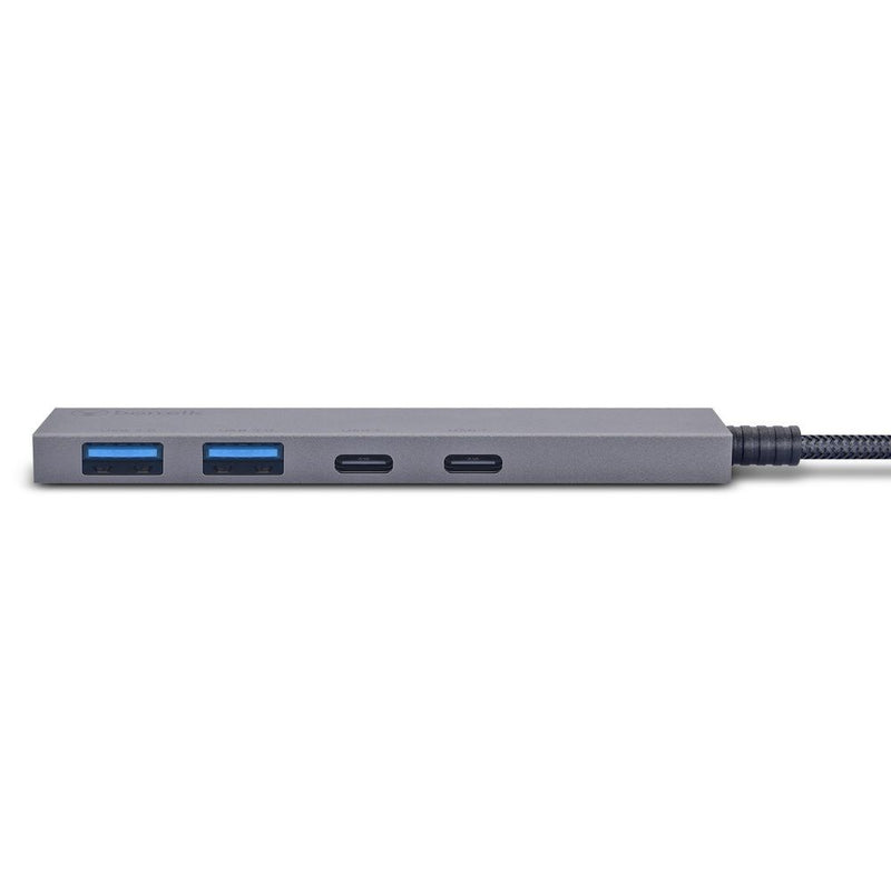 Bonelk Long-Life USB-C 4 in 1 Multiport Slim Hub (Space Grey) null