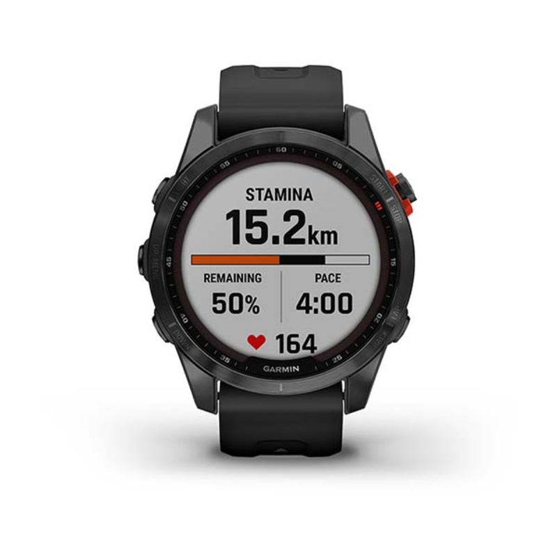 Garmin Fenix 7S Solar (Slate Grey with Black Band)