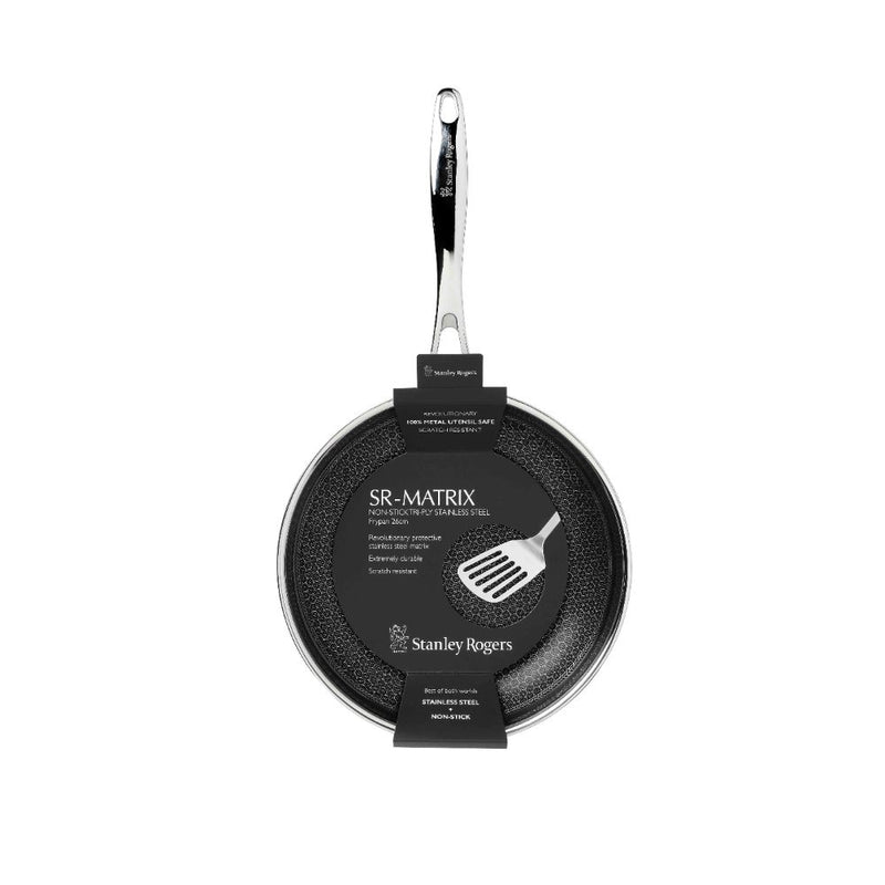 Stanley Rogers Matrix Stainless Steel Non-Stick Frypan (26cm)