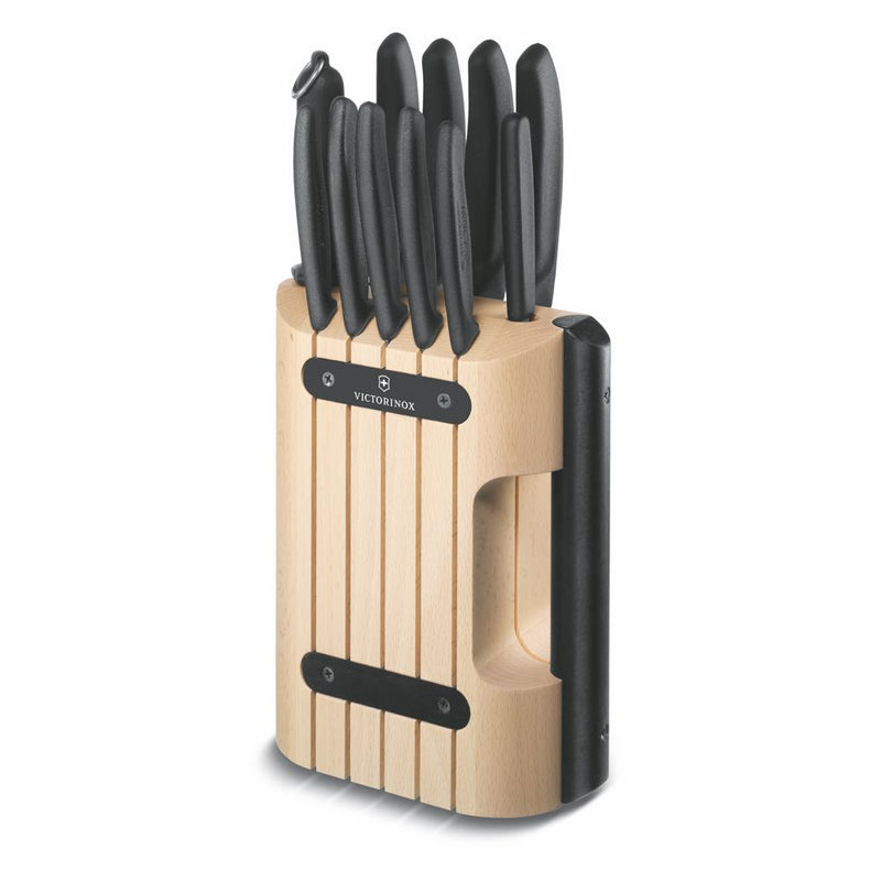 Victorinox Classic 12 Piece Block Set (Black)