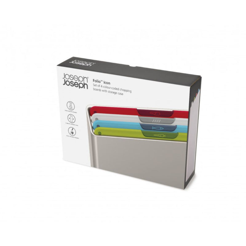 Joseph Joseph Folio Icon 4 Piece Regular Chopping Board Set