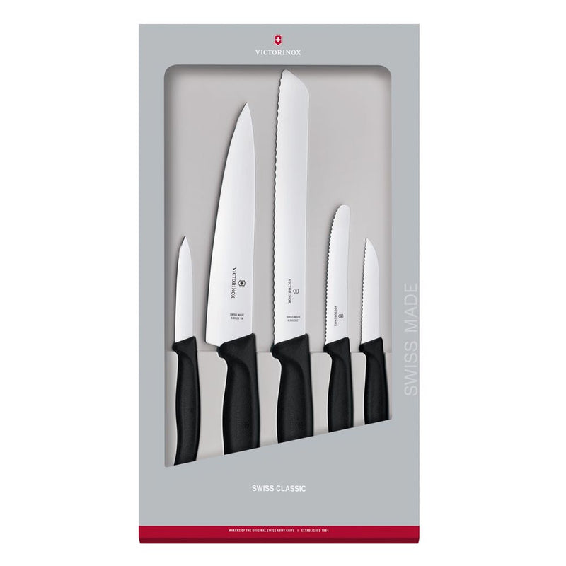 Victorinox Classic Kitchen 5 Piece Set (Black)