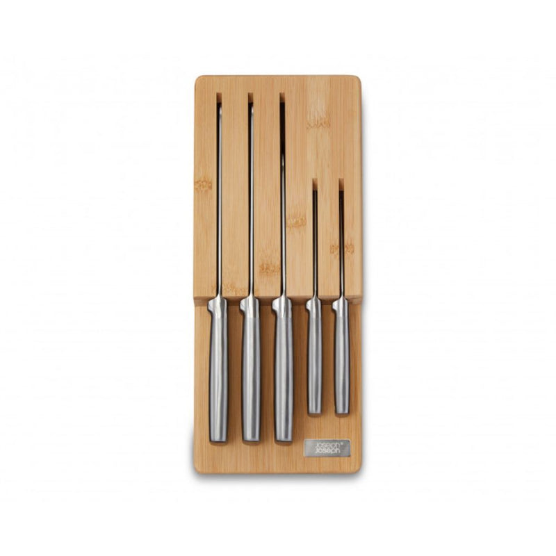 Joseph Joseph Elevate Steel Knives Bamboo Store 5 Piece Set