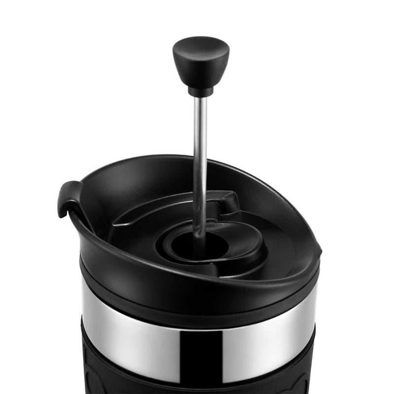 Bodum Travel Press Vacuum with Extra Lid Set (Black)