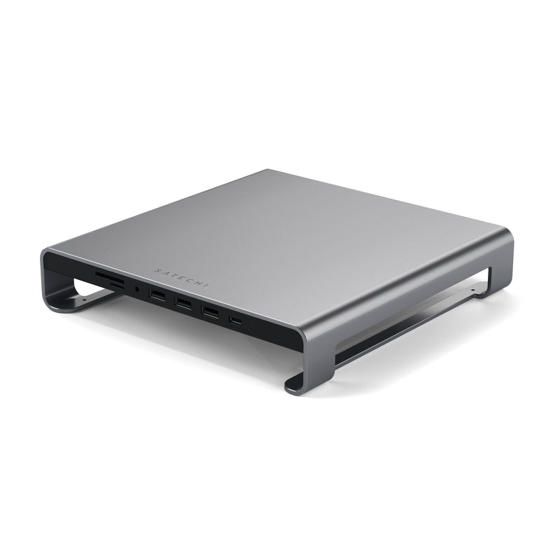 Satechi USB-C Aluminium Monitor Stand Hub for iMac (Space Grey)
