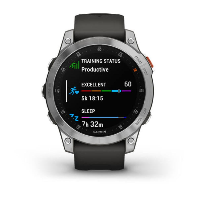 Garmin Epix (Slate/Stainless Steel with Silicone Band)