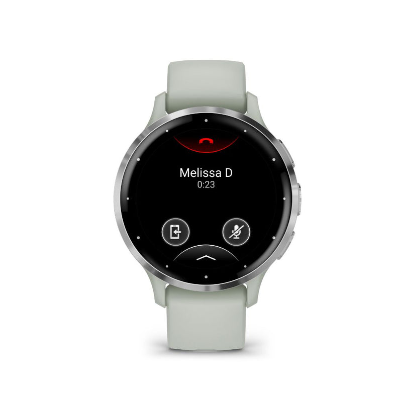 Garmin Venu 3S (Silver SS with Sage Band)