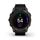 Garmin Epix Pro Gen2 47mm Sapphire (Grey Titanium with Black Leather Band)