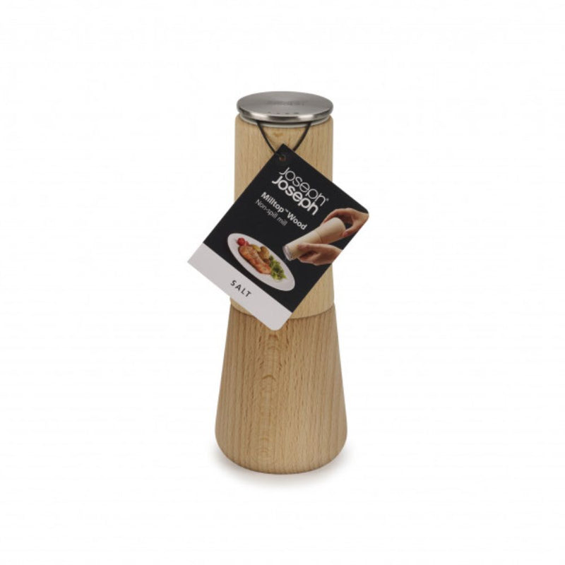 Joseph Joseph Milltop Wood Salt Grinder