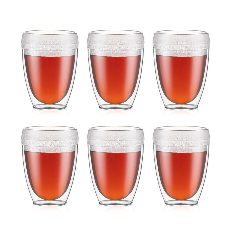 Bodum Pavina Double Wall Glass 250ml Set of 6